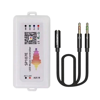 Calitate WIFI RGB SP107E Pixel IC SPI Muzica Controler Bluetooth pentru WS2812 SK6812 SK9822 RGBW APA102 LPD8806 Benzi DC5-24V