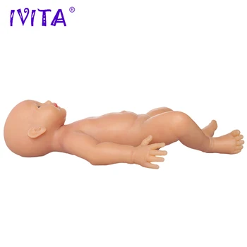 Original IVITA WG1518 50cm 4960g Corp Plin Silicon Moale Renăscut Realiste Ochi Albaștri Păpuși Realiste Copii Jucării pentru Fete