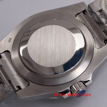 Bliger 40mm Automat Mechanical Ceas Barbati de Lux Safir Cristal, Bezel Ceramica GMT Ceas Luminos Impermeabil Ceas de mână pentru Bărbați