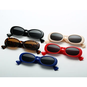 Peekaboo mici, ovale ochelari de soare pentru femei-negru bej uv400 masculin retro ochelari de soare pentru femei de vânzare fierbinte 2021 accesorii ieftine