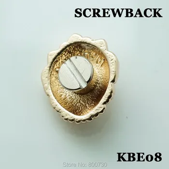 (KBE08) 10pc Leu Mic-Cap Conchos Screwback Conchos Leathercraft