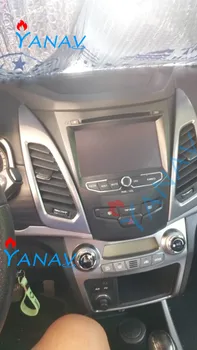 Android touch ecran Vertical Mașină de sistem multimedia auto HD video player radio Pentru-SsangYong korando 2018 Navigare GPS carplay
