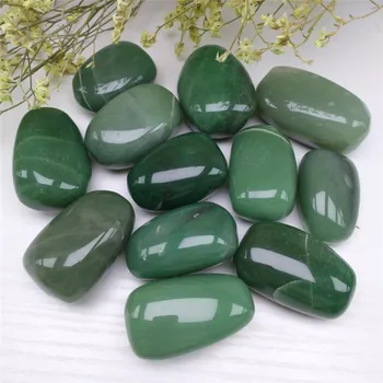 Noi sosiri lustruit naturale aventurin verde cristal de cuarț de palmier piatră pentru cristale și pietre de vindecare