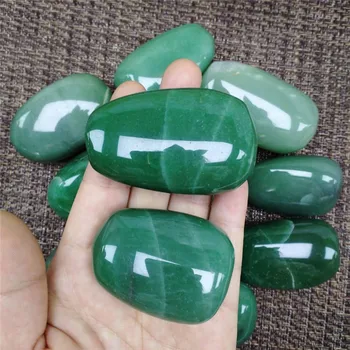 Noi sosiri lustruit naturale aventurin verde cristal de cuarț de palmier piatră pentru cristale și pietre de vindecare