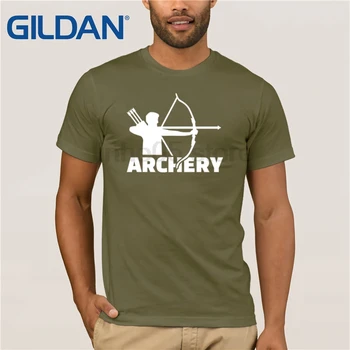 Tir cu arcul Archer t-shirt Soare, tricou Haine Populare tricou Crewneck din Bumbac Tricouri de Epocă Echipajul Gât