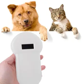 Handheld Profitabilă Companie Chip Reader Scanner Animal Microcip de Recunoaștere Reader pentru Pisică Câine Transpondere în Capitonat Caz