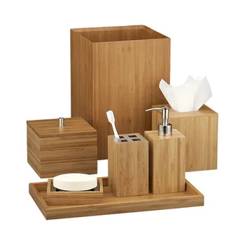 Acasă bambus de spălare baie set de baie acasă set profesional personalizat