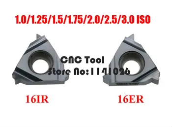 10BUC 16ER 16IR 16 ER IR 1.0/1.25/1.5/1.75/2.0/2.5/3.0 ISO Metric insertii Carbură Fir de Cotitură instrument instrument de tăiere Strung insertii