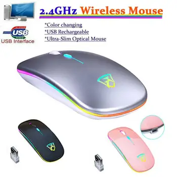 2.4 GHz Wireless USB Mouse-ul 1600DPI 2.0 Receptor Optic Mouse de Calculator Șoareci Ergonomice Pentru Laptop PC-ul de Sunet Silent Mouse Periferice