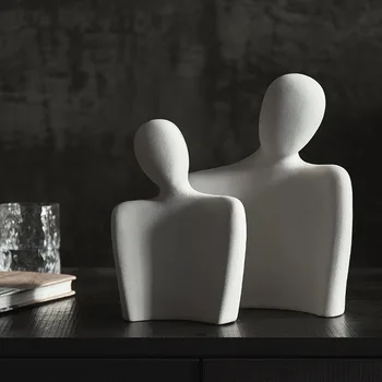 Nordic minimalist cifre abstracte ornamente ceramice dormitor living desktop mobilier acasă decorare birou figurine