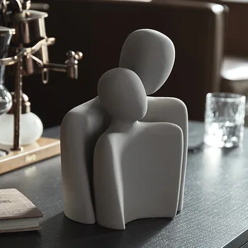 Nordic minimalist cifre abstracte ornamente ceramice dormitor living desktop mobilier acasă decorare birou figurine