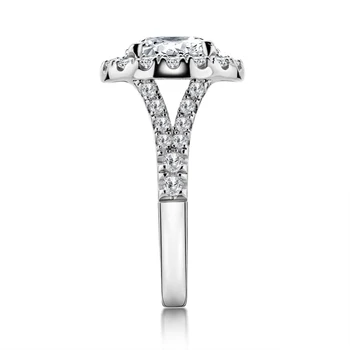 OEVAS Spumante 2.65 Carate Ridicat de Carbon Inele de Logodna cu Diamante Pentru Femei Argint 925 Petrecere de Nunta Bijuterii Fine