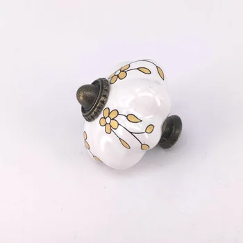 Ceramica Mobilier Buton Dulap De Bucatarie Dulap Trage Ușa De Flori Butoane Sertar Dulap Trageți Mânerul