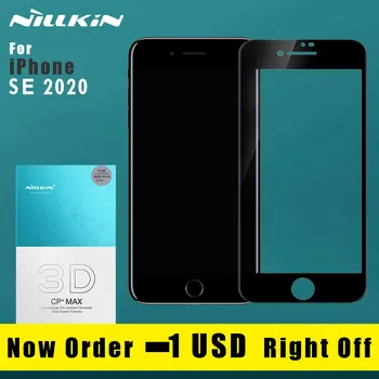 Nillkin pentru iPhone SE 2020 Sticlă 3D CP+ Max Full Capac Sticla