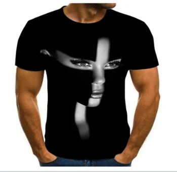 2020 pentru bărbați T-shirt stil punk craniu 3D t-shirt barbati top hip hop 3D imprimate T-shirt