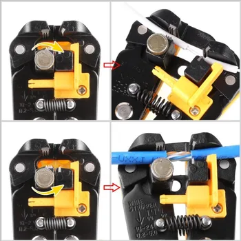 Crimper Cablu Cutter Automat Sârmă Stripteuză Multifuncțional De Separare Instrumente De Sertizare Clesti Terminal 0.2-6.0mm2 instrument