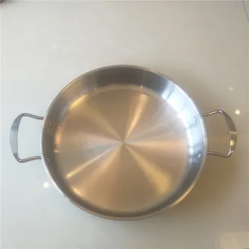 30cm Non-strat de acoperire din Oțel Inoxidabil Fry Pan Tigăi & Grill Tigăi