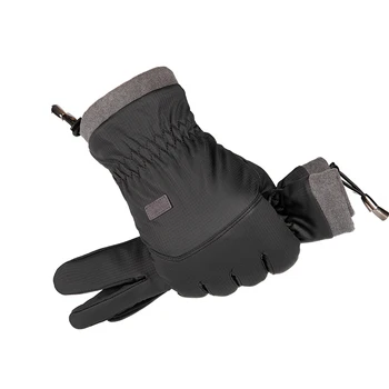Bărbați Mănuși de Iarnă, Vânt Touch Ecran Mănuși de Cald cu Silicon Anti-Alunecare pentru Alpinism, Schi, Ciclism