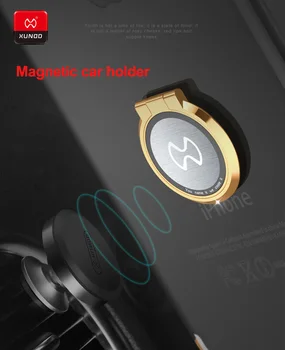 XUNDD Ultra subțire de Lux Transparent Caz Nou Pentru iPhone SE X XS Max Xr 7 8 Telefon Plus Protector să Acopere Cazurile Magnetic suport auto