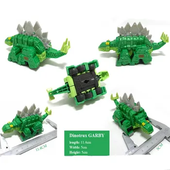GARBY Dinozaur Camioane Verde Dinozaur Stegosaurus Mașină de Jucărie pentru Dinotrux Mini Modele Noi Cadouri pentru Copii Jucarii Dinozaur copil Jucării