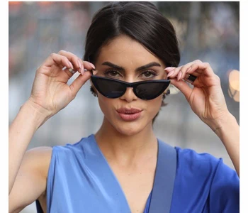 Moda ochelari de Soare pentru Femei Brand Designer Sexy Black Red Oglindă ochelari de soare de sex Feminin Retro ochelari de soare cateye 2018 nou la modă Gafas