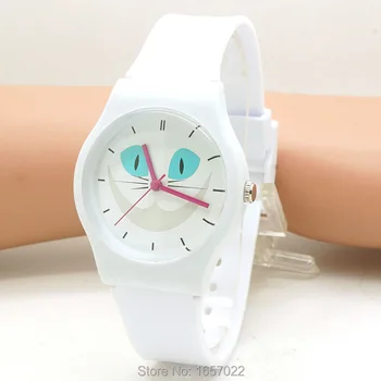 De lux de Top hotime femei brand om de moda Zâmbind cadran de ceas ceas de mână rezistent la apă pentru copii rochie de cadouri ceasuri