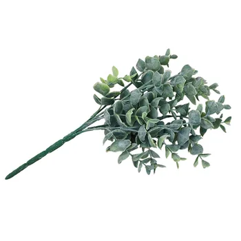 30cm/fascicul de Eucalipt verde de plante decor de nunta simulare flori de comerț exterior aranjament de flori accesorii cu iarba