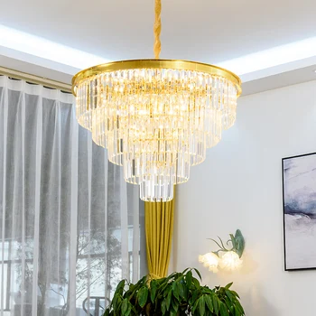 Noul Candelabru de Cristal Pentru Camera de zi Dormitor kitchern Acasă candelabru Modern cu Led-uri Plafon Candelabru Lampă de Iluminat candelabru
