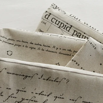 Scrisoare engleză tapițerie Țesături Imprimate tesatura de bumbac și lenjerie de metru pentru DIY canapea pernă față de masă de pânză tesatura lenjerie