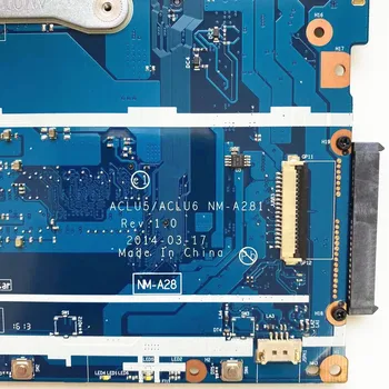 Pentru Lenovo G40-45 Laptop placa de baza ACLU5 ACLU6 NM-A281 placa de baza cu cpu ( pentru amd CPU ) DDR3 testat de lucru