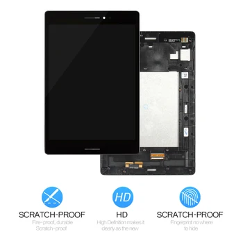 LCD Pentru Asus ZenPad S 8.0 Z580CA 27MM P01MA Z580C 23MM P01M Z580 Display LCD Touch Ecran Matricea Digitizer Asamblare cu Cadru