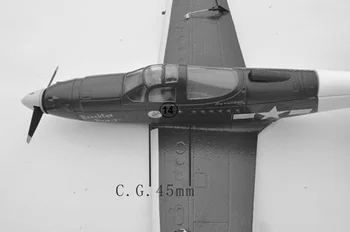 700mm P39 Mini EPO RC Warbird Model Aeromodelismo DIY Kit