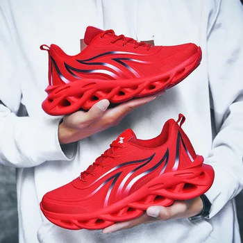 LEOSOXS de Înaltă Calitate Mens Pantofi Slip-on Pantofi pentru Bărbați Adidași Casual Respirabil Designer de Moda Roșu Moda de Mari Dimensiuni 39 - 46