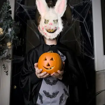 Mască De Halloween Ucigaș Iepure Masca Halloween Pluș Cosplay Groază Masca Pentru Copii, Adulți 2019 Noi