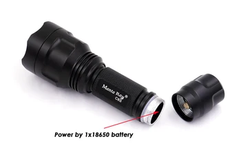 Cel mai bun de Vânzare 1mode 3mode 5mode 38mm Obiectiv cu Zoom in/out C8s XM-L2 U3 LED Reîncărcabilă Lanterna Torch Lampă