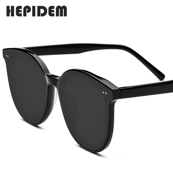 HEPIDEM 2020 Nou Acetat Pătrat ochelari de Soare Femei Blând Designer de Brand Supradimensionat Ochelari de Soare pentru Barbati Oglindă UV400 coreean solo