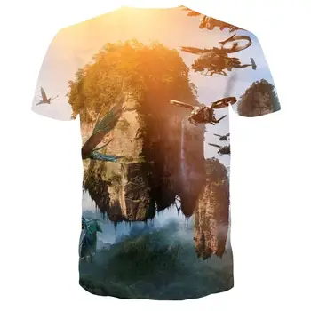 Rece Sci-fi Film Avatar 3D de Imprimare tricou Barbati/Femei Haine Hiphop O-Gât Streetwear Tricou de Vară 2020 harajuku T-Shirt-o singură bucată