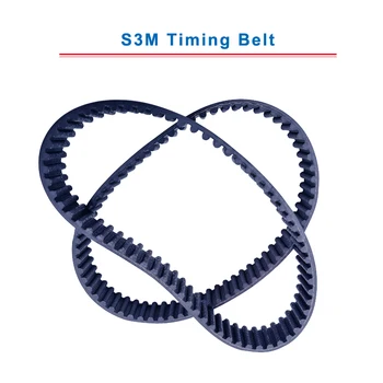 S3M Curelei de Distribuție circular cu dinti model S3M-378/384/390/396/402/405/408/420/432/435 dinți teren 3mm centura grosime 2.2 mm