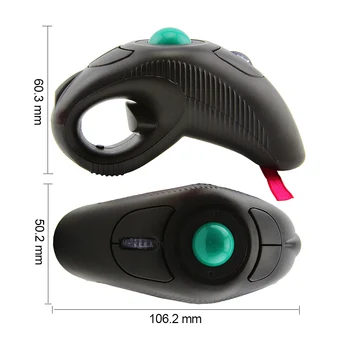 Digital Wireless Trackball-ul Mouse-ului Design Ergonomic 2.4 GHz Deget, Folosind Track Ball Mause Portabile Șoareci Optice pentru PC, Android TV