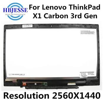 Original Display LCD Touch Screen Digitizer Asamblare LP140QH1-SPA2 Pentru Lenovo ThinkPad X1 Carbon 3rd Gen 20BS 20BT 00HN827