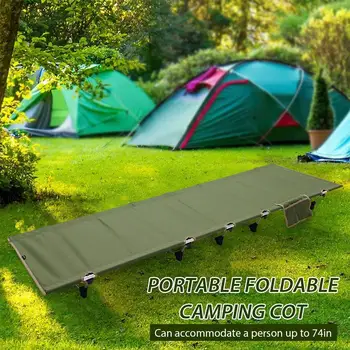 Ultralight Camping Patut Pliabil Compact Pat Pat în aer liber, Backpacking Portabil Tabără, Drumeții Pat Pat Simplu de Configurare