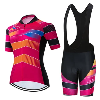 TELEYI ciclism femeie îmbrăcăminte haine Biciclete Rapid-Uscat Haine Ropa Ciclismo bune echipamente Maillot Sport Poarte Tricouri de Ciclism Seturi