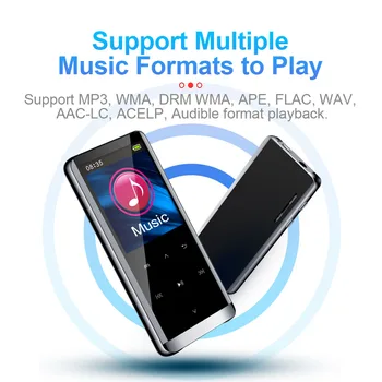 MP3 Player Bluetooth M13 Mini HIFI 5D Ecran Tactil 1.5