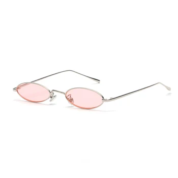 ROYAL FATA de Epocă Mici, Rotunde ochelari de Soare Femei Barbati Brand Design Oval Mic Cadru Metalic Ochelari Femei uv400 Ochelari ss163