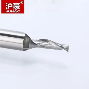 HUHAO 1 buc 8mm singur Flaut din Oțel de Mare viteză de tăiere HSS pentru aluminiu de Calitate SUPERIOARĂ router cam frezei CNC Milling Cutter