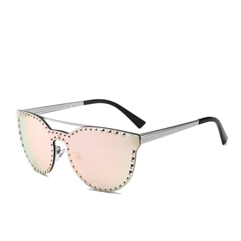 Moda Fotocromatică oglindă ochelari de soare femei 2018 produse trend sexy rotund portocaliu ochelari de soare de sex feminin oculos de sol feminino