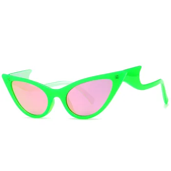 Steampunk Ochi de Pisica ochelari de Soare Femei de Epocă de Lux ochelari de Soare Barbati Masculi Femei ochelari de Soare Retro Oglindă Gradient UV400 Ochelari