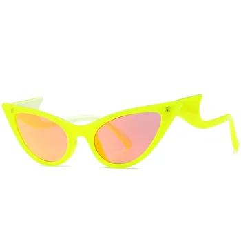 Steampunk Ochi de Pisica ochelari de Soare Femei de Epocă de Lux ochelari de Soare Barbati Masculi Femei ochelari de Soare Retro Oglindă Gradient UV400 Ochelari