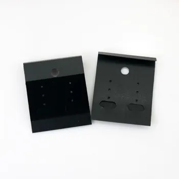 100buc/Set 5x4.5cm Negru de Catifea Cercei Card de Bijuterii Cercel s-au înghesuit de Afișare Agățat Carduri de Bijuterii Accesorii QLY9501