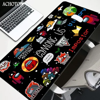Printre Noi Mouse Pad-ul cel Mai bun de Vânzare Cauciuc Natural Washable Keyboard Mat Birou Tampoane Gamer Mousepad Birou Mat pentru CS GO, LOL, Dota